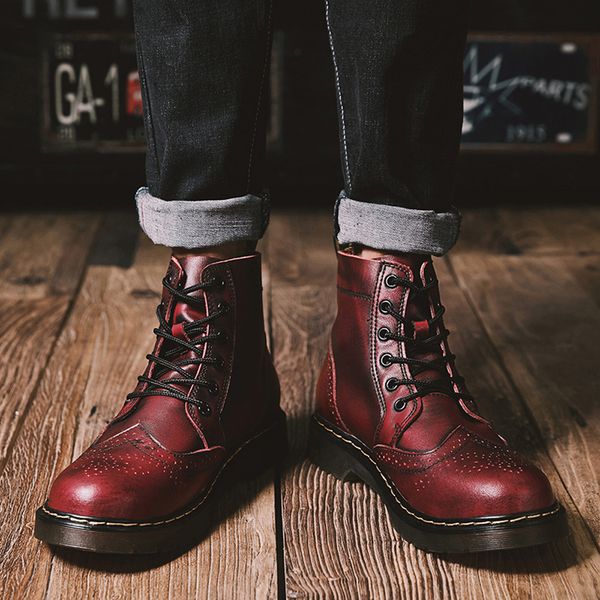 british style autumn winter boots men warm men winter shoes leather sneakers for men's high-stitching snow boots quality, Black
british style autumn winter boots men warm men winter shoes leather sneakers for men's high-stitching snow boots quality, Black