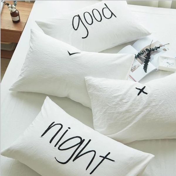 ins fengshui cotton washing english letters embroidered pillowcase cotton embroidery pillow case and simple style good night
ins fengshui cotton washing english letters embroidered pillowcase cotton embroidery pillow case and simple style good night