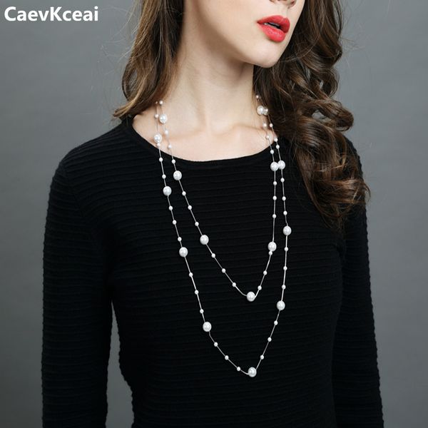 caevkceai pearl sweater necklaces long round natural white freshwater pearl necklace charm s925 sterling silver necklace
caevkceai pearl sweater necklaces long round natural white freshwater pearl necklace charm s925 sterling silver necklace