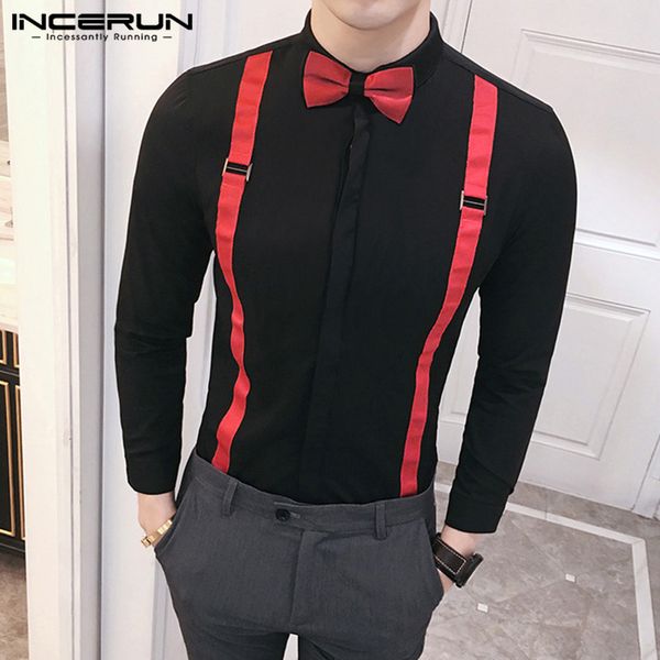 incerun fashion elegant men dress shirt lapel fitness streetwear patchwork business shirts men long sleeve brand camisa 2020 5xl, White;black
incerun fashion elegant men dress shirt lapel fitness streetwear patchwork business shirts men long sleeve brand camisa 2020 5xl, White;black