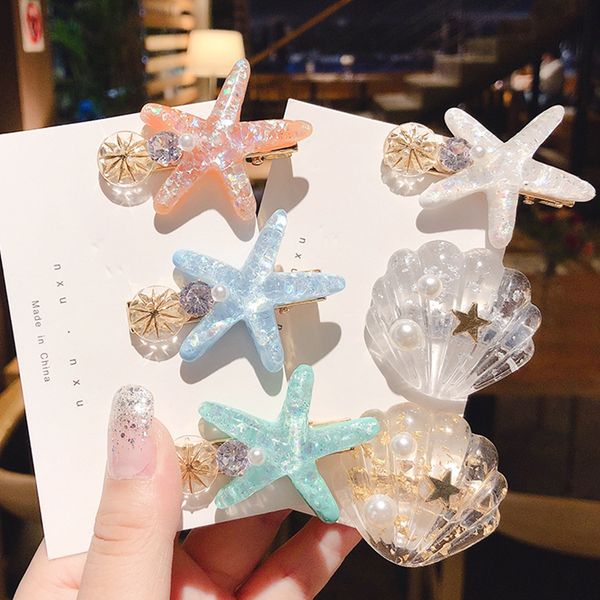 korean creative aesthetic marine shell starfish duckbill clip for sweet girl women fashion personality hairpins hair accessories
korean creative aesthetic marine shell starfish duckbill clip for sweet girl women fashion personality hairpins hair accessories