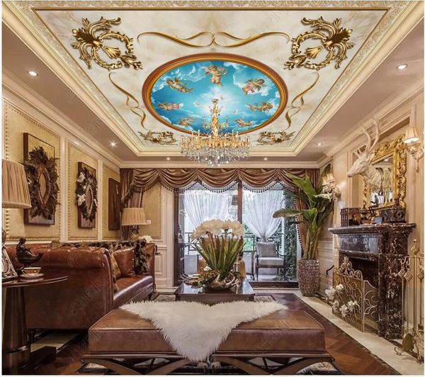 3d ceiling murals wallpaper custom p european pattern blue sky and white cloud angel decor living room wallpaper for walls 3 d
3d ceiling murals wallpaper custom p european pattern blue sky and white cloud angel decor living room wallpaper for walls 3 d