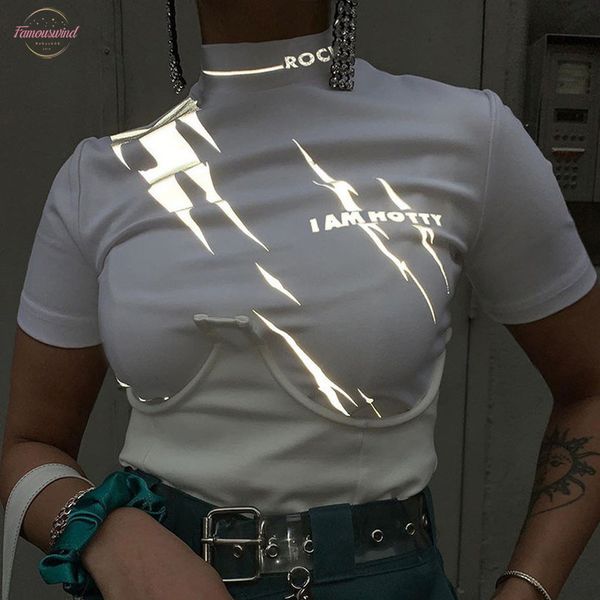 harajuku женщины crop tops твердого gothic punk стиль отражающего crop top водолазка short рубашка hip hop tops tee koszulki damskie, White
harajuku женщины crop tops твердого gothic punk стиль отражающего crop top водолазка short рубашка hip hop tops tee koszulki damskie, White