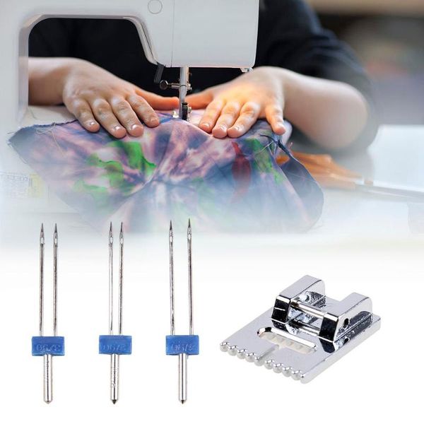 2/90 3/90 4/90 размеры двойные двойные иглы + сморщенная швейная прижимная лапка, Black
2/90 3/90 4/90 размеры двойные двойные иглы + сморщенная швейная прижимная лапка, Black