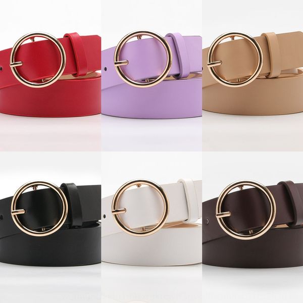 women's belt round buckle jeans accessories casual simple all-match women's jeans accessories belt 632, Black;brown
women's belt round buckle jeans accessories casual simple all-match women's jeans accessories belt 632, Black;brown