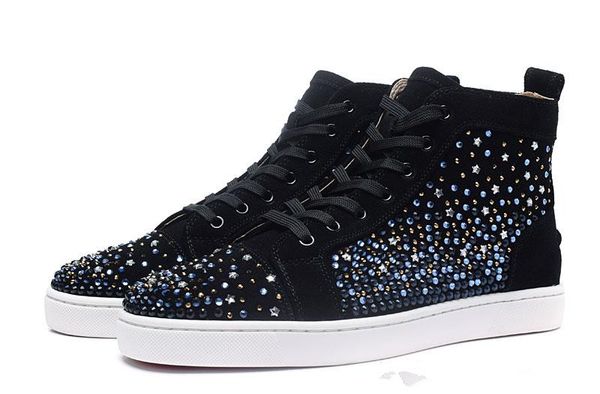 2019wholesale high casual shoes women men sneakers sky star crystal flats red bottom shoes for party wedding ,lovers rhinestone sneakers, Black
2019wholesale high casual shoes women men sneakers sky star crystal flats red bottom shoes for party wedding ,lovers rhinestone sneakers, Black