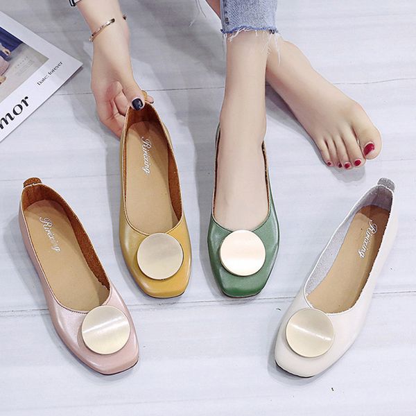 spring autumn women flats round metal slip on flat shoes candy color ballet flats ladies shoes zapatos mujer ballet 7360, Black
spring autumn women flats round metal slip on flat shoes candy color ballet flats ladies shoes zapatos mujer ballet 7360, Black