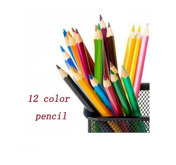 Premium 12 Colored Pencils Set Wooden Ideal For Adults Artists Sketchers & Children Coloring Sketching & Doodling