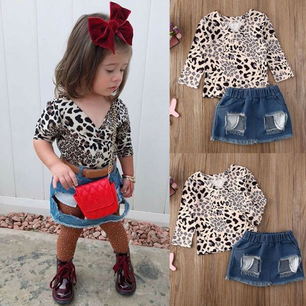 goocheer дети baby girl leopard tops + рваные джинсовые юбки outfit осенняя мода сладкий симпатичные мягкие с длинным рукавом пуловер tops s, White
goocheer дети baby girl leopard tops + рваные джинсовые юбки outfit осенняя мода сладкий симпатичные мягкие с длинным рукавом пуловер tops s, White