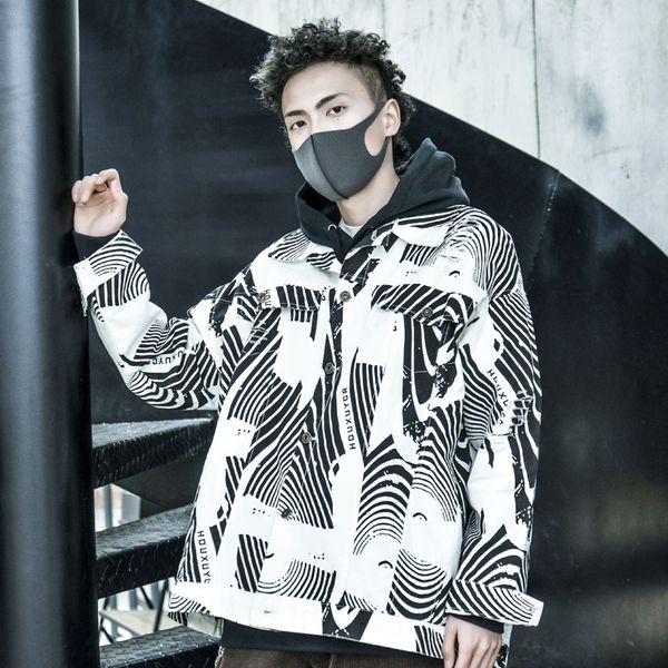yasuguoji new 2019 autumn japanese streetwear loose jacket men fashion printed jeans men jacket mens ripped denim, Black;brown
yasuguoji new 2019 autumn japanese streetwear loose jacket men fashion printed jeans men jacket mens ripped denim, Black;brown