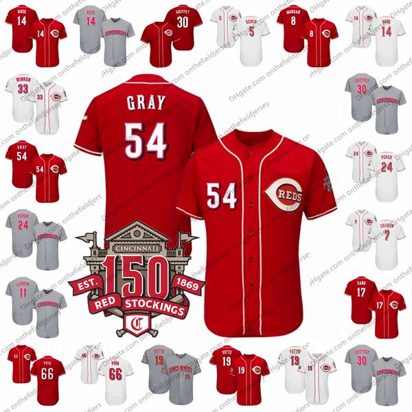 Cincinnati 150th Jersey Reds 26 Raisel Iglesias 33 Jesse Winker 54 Sonny Gray 35 Tanner Roark 43 Scott Schebler 4 Jose Iglesias S-4XL
Cincinnati 150th Jersey Reds 26 Raisel Iglesias 33 Jesse Winker 54 Sonny Gray 35 Tanner Roark 43 Scott Schebler 4 Jose Iglesias S-4XL