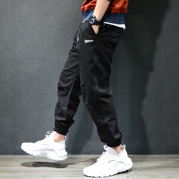 japanese vintage designer men jeans loose fit casual cargo pants streetwear spliced hip hop joggers pants men harem trousers, Blue
japanese vintage designer men jeans loose fit casual cargo pants streetwear spliced hip hop joggers pants men harem trousers, Blue