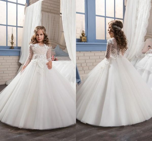 2019 white flower girl dresses jewel long sleeve a line beads hand made flower long kids toddler birthday communion dress pageant gowns
2019 white flower girl dresses jewel long sleeve a line beads hand made flower long kids toddler birthday communion dress pageant gowns