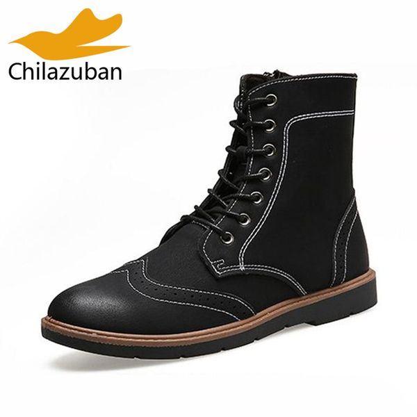 chilazuban vintage men half short boots lace up round toe boots warm handmade shoes man mid calf botas male footwear size 39-4, Black
chilazuban vintage men half short boots lace up round toe boots warm handmade shoes man mid calf botas male footwear size 39-4, Black