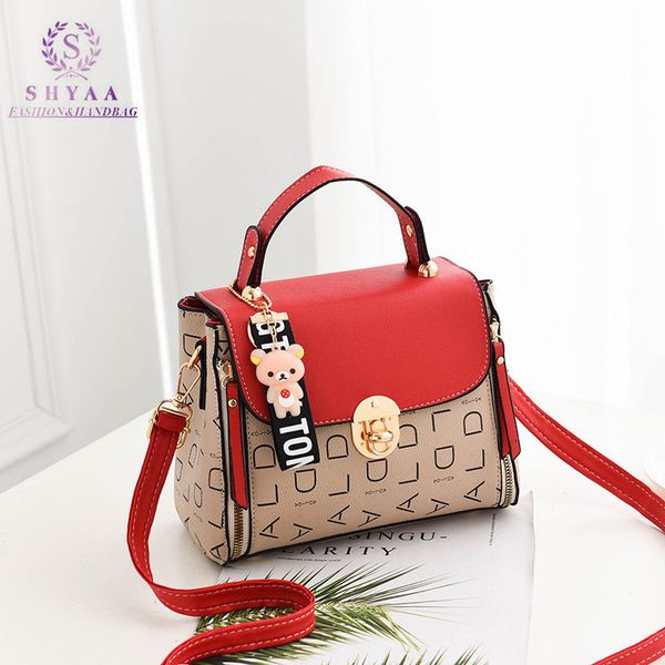 shyaa 2020 летний тренд новый одно плечо диагональная маленькая сумка корейская мода женская сумка маленькая квадратная сумка-мессенджер