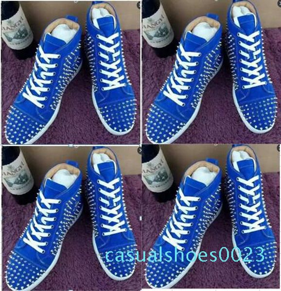 2019 new high red bottom sneakers for men with spikes black suede fashion casual mens shoes 36-47 qa23
2019 new high red bottom sneakers for men with spikes black suede fashion casual mens shoes 36-47 qa23