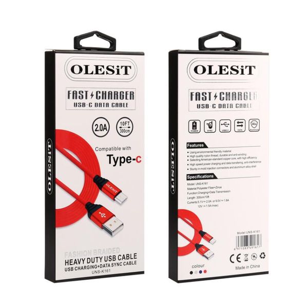 olesit powerline+ micro usb/type-c/ to usb cable 3ft/6ft/10ft durable fast charging braided cable with retail box baseus quality
olesit powerline+ micro usb/type-c/ to usb cable 3ft/6ft/10ft durable fast charging braided cable with retail box baseus quality