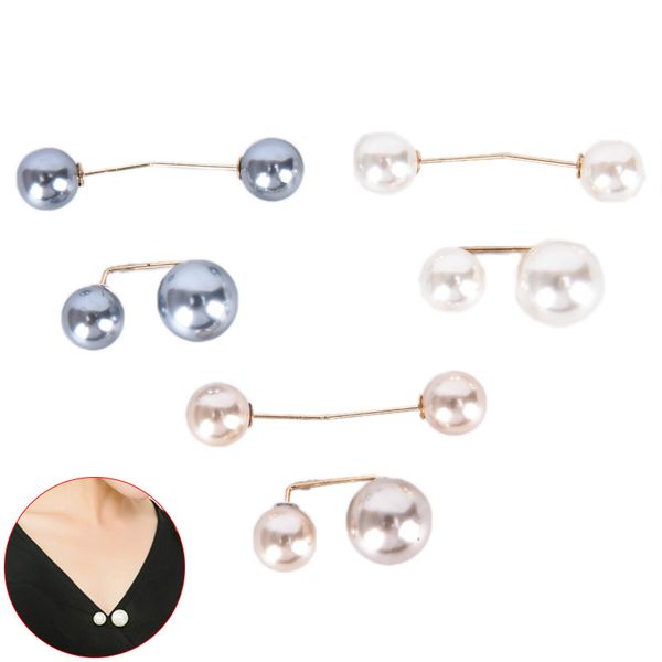 3pcs/set sweater collar needle safety brooch simple double pearl brooch pins clothing accessories brooches for women, Gray
3pcs/set sweater collar needle safety brooch simple double pearl brooch pins clothing accessories brooches for women, Gray