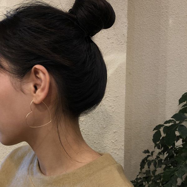 pinjeas handmade extra large pattern gold heart hoop earrings for women gift minimalist lightweight jewelry, Golden
pinjeas handmade extra large pattern gold heart hoop earrings for women gift minimalist lightweight jewelry, Golden
