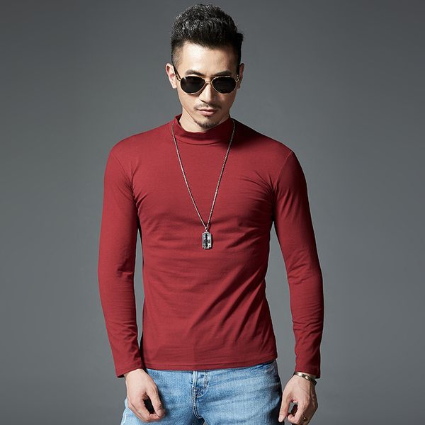 autumn & winter men in half-turtle-neck t-shirt long sleeve slim fit base shirt t-shirt men's wear sweater trend, White;black
autumn & winter men in half-turtle-neck t-shirt long sleeve slim fit base shirt t-shirt men's wear sweater trend, White;black