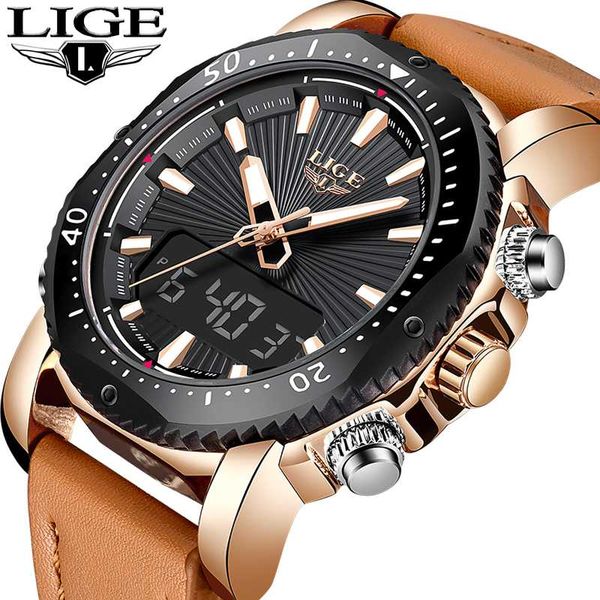 lige mens watches quartz analog fashion sport wristwatch men waterproof leather male watch clock relogio masculino+box, Slivery;brown
lige mens watches quartz analog fashion sport wristwatch men waterproof leather male watch clock relogio masculino+box, Slivery;brown