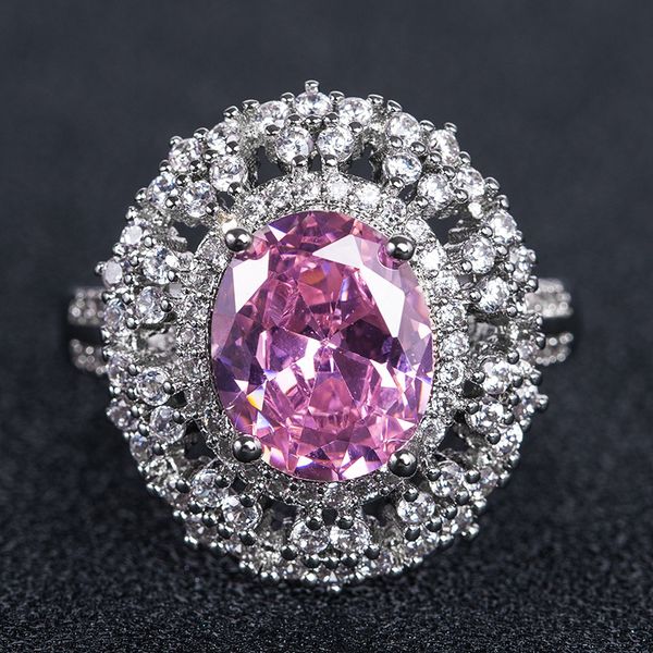 inlaid full zircon wedding rings for women fashion big red crystal princess rings banquet party bride jewelry bague, Silver
inlaid full zircon wedding rings for women fashion big red crystal princess rings banquet party bride jewelry bague, Silver