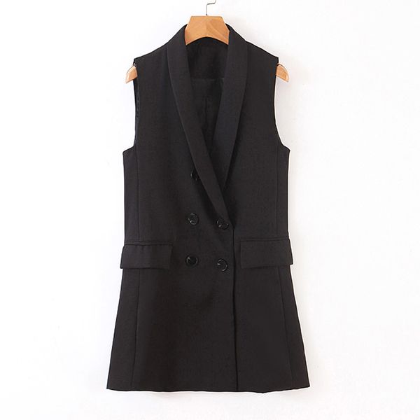 rr double breasted vests women fashion buttons pockets vests women suit medium style female ladies gd, Black;white
rr double breasted vests women fashion buttons pockets vests women suit medium style female ladies gd, Black;white