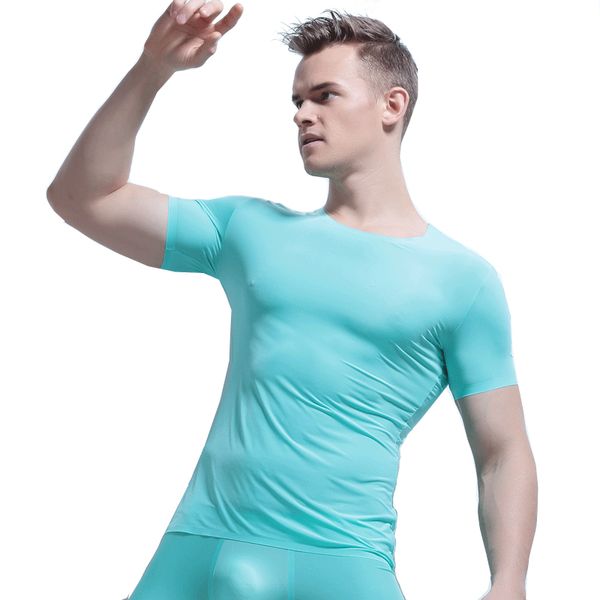 underwear men t-shirt slim thin undershirt breathable ropa hombre piece seamless t-shirt men ultra elastic camisa masculin, Black;brown
underwear men t-shirt slim thin undershirt breathable ropa hombre piece seamless t-shirt men ultra elastic camisa masculin, Black;brown
