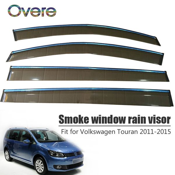 overe 4pcs/1set smoke window rain visor for vw touran 2011 2012 2013 2014 2015 styling vent sun deflectors guard accessories
overe 4pcs/1set smoke window rain visor for vw touran 2011 2012 2013 2014 2015 styling vent sun deflectors guard accessories
