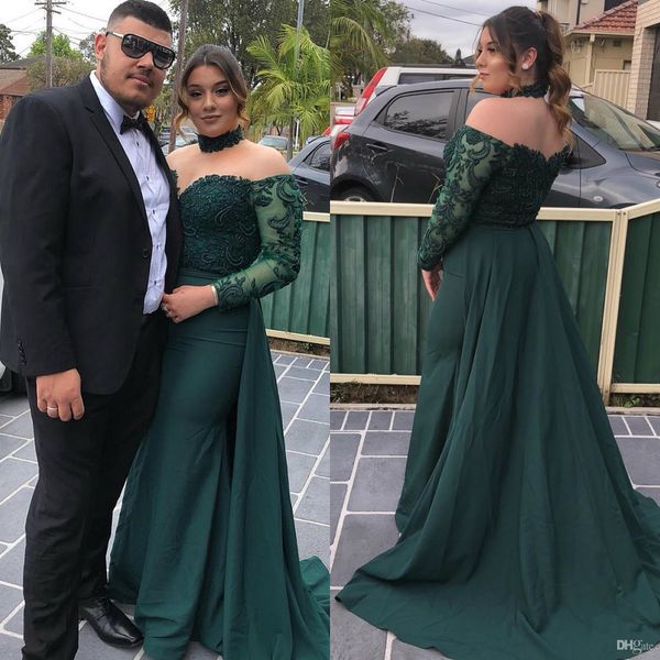 dark green evening dresses with detachable train off the shoulder lace appliqued mermaid prom dress sweep train plus size formal gowns, Black;red
dark green evening dresses with detachable train off the shoulder lace appliqued mermaid prom dress sweep train plus size formal gowns, Black;red