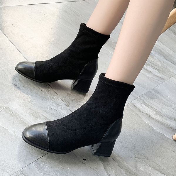 bootee woman 2019 winter shoes women women's ankle boots chunky heel luxury designer lace up booties ladies zipper low autumn, Black
bootee woman 2019 winter shoes women women's ankle boots chunky heel luxury designer lace up booties ladies zipper low autumn, Black
