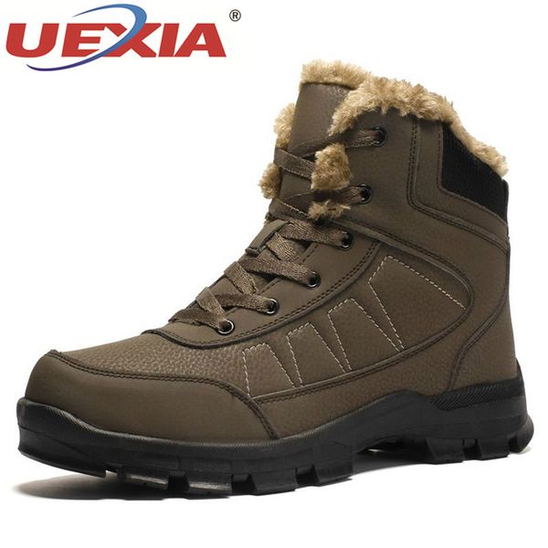 uexia thick plush warm handmade men snow boots anti-skidding leather shoes men comfy winter shoes snow boots durable outsole, Black
uexia thick plush warm handmade men snow boots anti-skidding leather shoes men comfy winter shoes snow boots durable outsole, Black