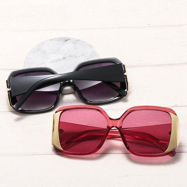 women oversize sunglasses colored lenses sunglasses retro black brown lady eyewear brand design, Blue
women oversize sunglasses colored lenses sunglasses retro black brown lady eyewear brand design, Blue