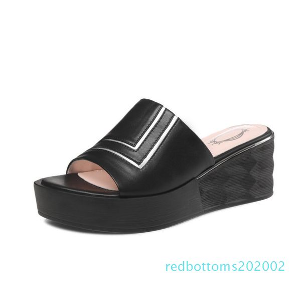 mljuese 2019 women slippers soft cow leather rome style summer open toe white color beaches sandals party wedding size 40 r02, Black
mljuese 2019 women slippers soft cow leather rome style summer open toe white color beaches sandals party wedding size 40 r02, Black