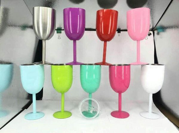 9 colors double wall insulated travel party wine mugs 10oz wine goblets stainless steel tumblers cups dhl an2616
9 colors double wall insulated travel party wine mugs 10oz wine goblets stainless steel tumblers cups dhl an2616