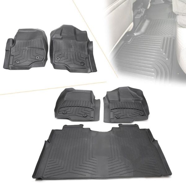 3 pieces rubber floor mat for 2017 f-150 f-250 f-350 f-450 car mat all weather rubber slush floor mats carpet liner set
3 pieces rubber floor mat for 2017 f-150 f-250 f-350 f-450 car mat all weather rubber slush floor mats carpet liner set