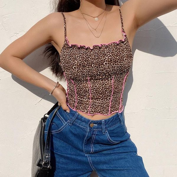 leopard printed crop women summer y2k streetwear girls tank casual clubwear backless vest slim folds party, White
leopard printed crop women summer y2k streetwear girls tank casual clubwear backless vest slim folds party, White
