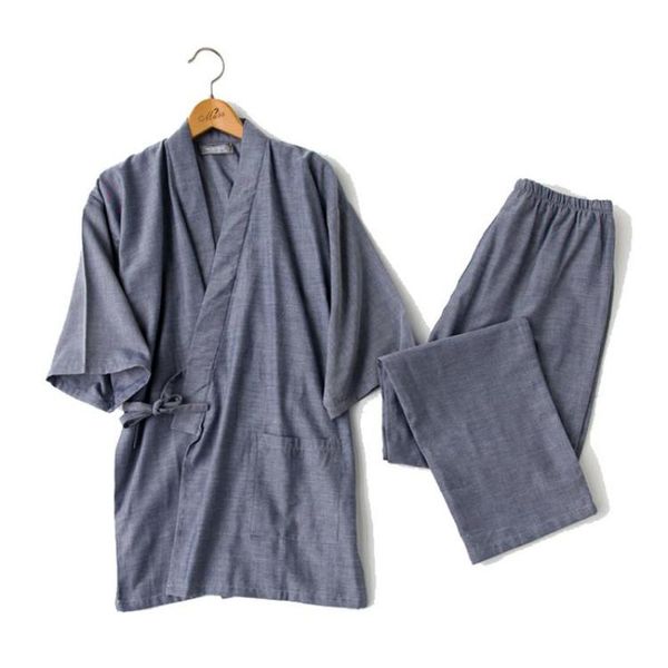 spring summer new sleep set men pajamas pyjamas suit cotton sleepwear2pcs shirt&pants japanese style male kimono bathrobe -xl, Black;brown
spring summer new sleep set men pajamas pyjamas suit cotton sleepwear2pcs shirt&pants japanese style male kimono bathrobe -xl, Black;brown