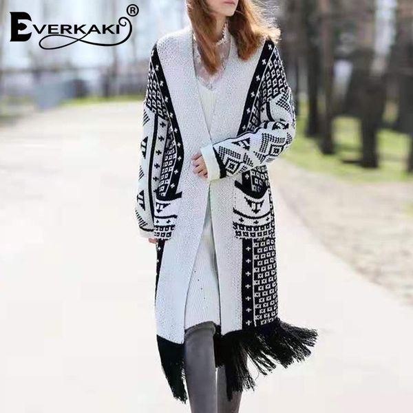 everkaki boho кисточки вязаные кардиганы зимние свитера женщины плюс размер теплое пальто длинные кардиганы feminino 2019 осень зима, White
everkaki boho кисточки вязаные кардиганы зимние свитера женщины плюс размер теплое пальто длинные кардиганы feminino 2019 осень зима, White