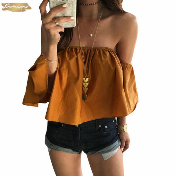 womens blouse summer off shoulder slash neck short sleeve ruffles womens 2019 and blusas mujer de moda, White
womens blouse summer off shoulder slash neck short sleeve ruffles womens 2019 and blusas mujer de moda, White