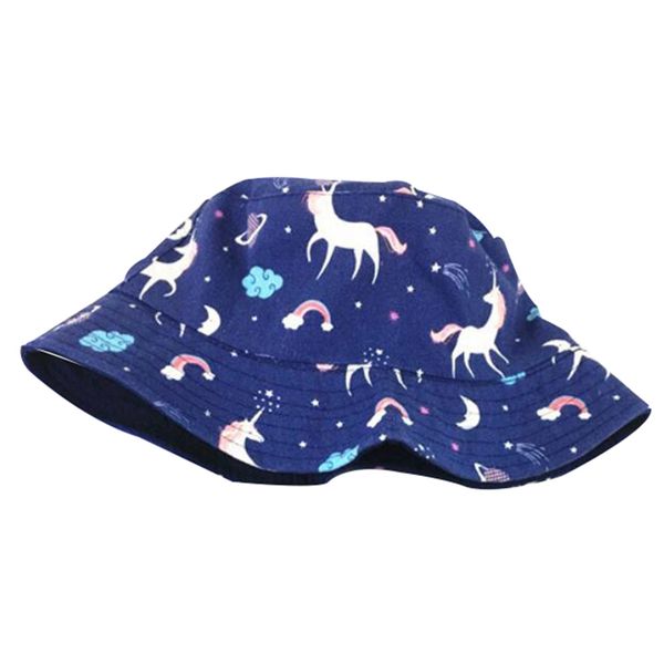 ladies double-sided folding hat spring summer outdoor versatile unicorn basin cap bucket hats, Blue;gray
ladies double-sided folding hat spring summer outdoor versatile unicorn basin cap bucket hats, Blue;gray