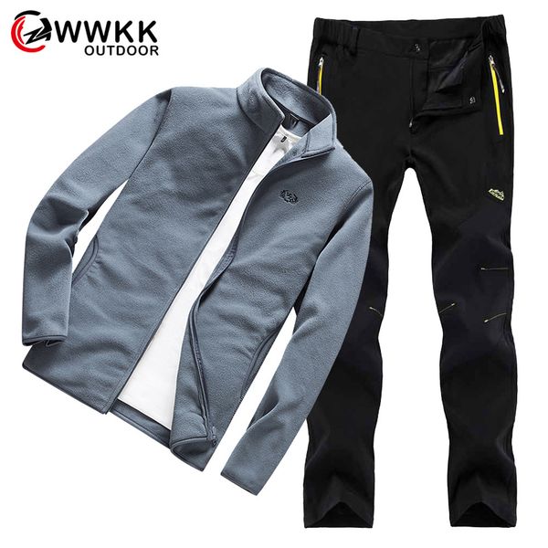men winter waterproof outdoor trekking pant camping jacket set 4xl suit fishing skiing warm softshell fleece hiking jackets male, Blue;black
men winter waterproof outdoor trekking pant camping jacket set 4xl suit fishing skiing warm softshell fleece hiking jackets male, Blue;black