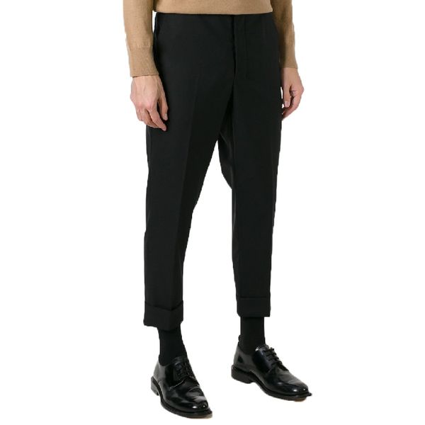 new 27-44 2018 men's clothing gd hair stylist fashion handmade classic british roll edge casual pants plus size costumes, Black
new 27-44 2018 men's clothing gd hair stylist fashion handmade classic british roll edge casual pants plus size costumes, Black