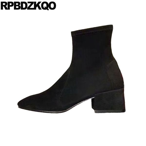 suede big size 10 luxury square toe 2019 thick fall chunky autumn women ankle boots medium heel black gray shoes slip on block
suede big size 10 luxury square toe 2019 thick fall chunky autumn women ankle boots medium heel black gray shoes slip on block