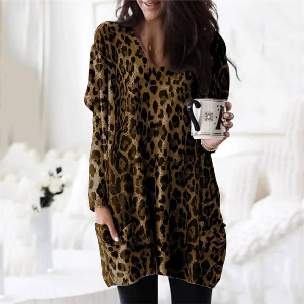 long sleeve women spring autumn casual fashion tshirts leopard print loose womens t-shirts scoop neck, White
long sleeve women spring autumn casual fashion tshirts leopard print loose womens t-shirts scoop neck, White