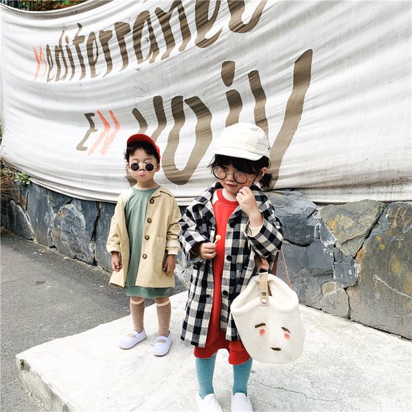 korean style boy girls fashion plaid trench coats kids cotton loose long jackets outwear, Camo
korean style boy girls fashion plaid trench coats kids cotton loose long jackets outwear, Camo