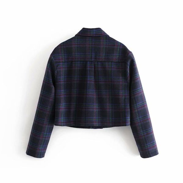 tjjnz europe and america women's dress 2018 autumn new style woolen plaid jacket women's 2398, Black;brown
tjjnz europe and america women's dress 2018 autumn new style woolen plaid jacket women's 2398, Black;brown
