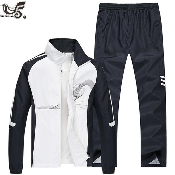 tracksuit men two piece clothing sets casual jacket+pants outwear sportsuit spring autumn sportswear sweatsuits man, Gray
tracksuit men two piece clothing sets casual jacket+pants outwear sportsuit spring autumn sportswear sweatsuits man, Gray
