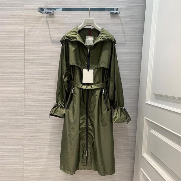 2020 high-end army green long trench coat women hooded flare sleeve drawstring fashion casual a-line loose coats overcoat, Tan;black
2020 high-end army green long trench coat women hooded flare sleeve drawstring fashion casual a-line loose coats overcoat, Tan;black