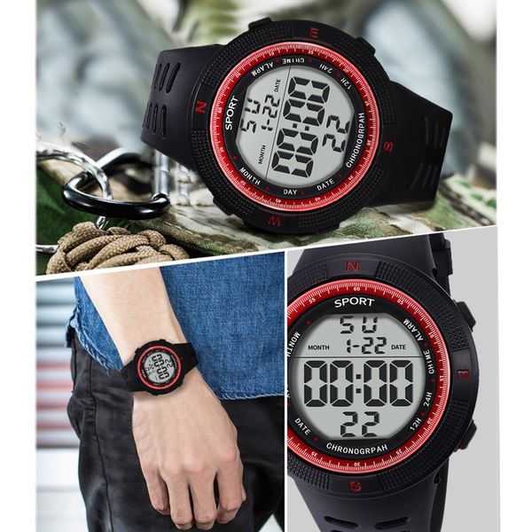 men's digital clock fashion multi-function 30m sports waterproof electronic watch automatic mechanical watch relogio 2019#107, Slivery;brown
men's digital clock fashion multi-function 30m sports waterproof electronic watch automatic mechanical watch relogio 2019#107, Slivery;brown